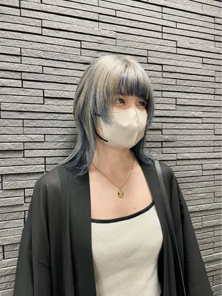 ロング 前田 菜奈子のヘアスタイル