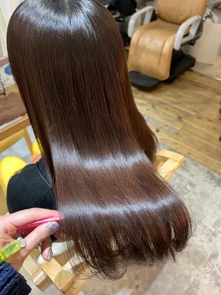 ロング パーマ コナカ モエのヘアスタイル