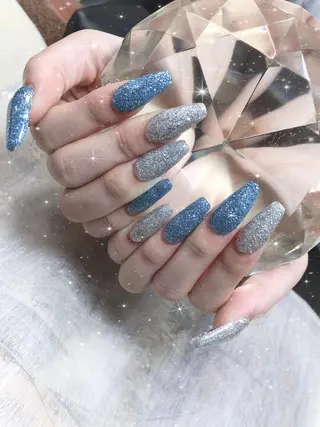 セミロング ネイル 《LB》ラブリエ Nail&eyeのマツエク・マツパデザイン