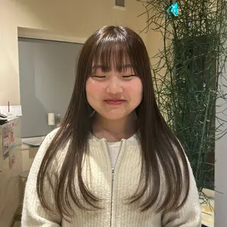 ロング 笹木 菜々子のヘアスタイル