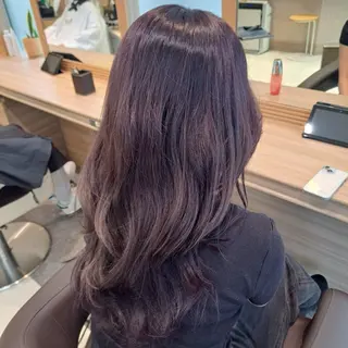ロング カラー うえの/艶カラー /ダブルカラーのヘアスタイル