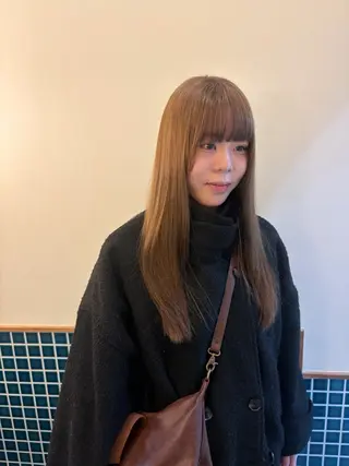 ロング カラー はやし ちののヘアスタイル