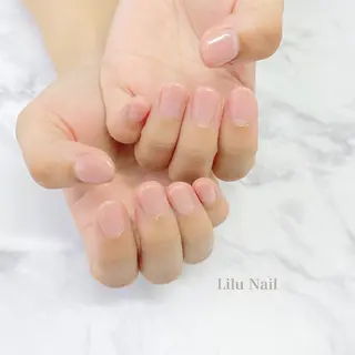 ネイル モチの良さ◉ フィルインネイル♡のネイルデザイン