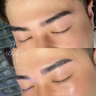 メンズ アイブロウ eclipse eyelashのマツエク・マツパデザイン