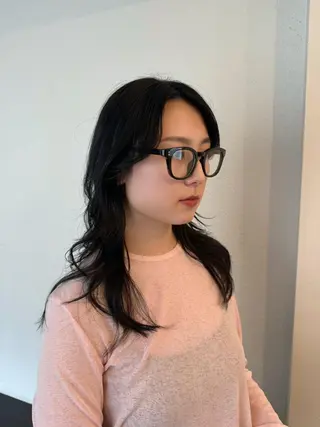 カラー セミロング 初めてでも安心🌟 newi町田✂のヘアスタイル