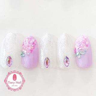 ネイル 💗🪽Tiary Nail🪽💗のネイルデザイン
