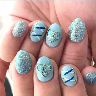 ネイル 渋谷/チップ長さ出し 👑アプレgel-xのネイルデザイン
