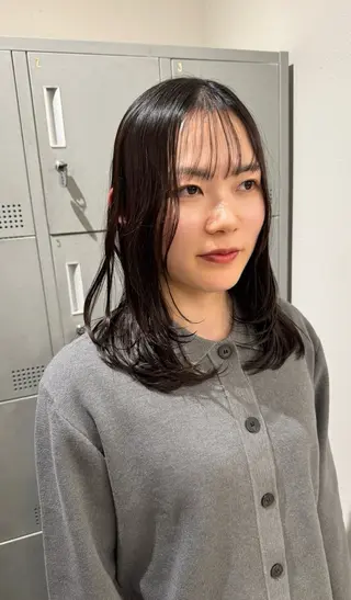 セミロング 【天満1艶髪】潤艶/ 髪質改善🌹釣本竜哉のヘアスタイル