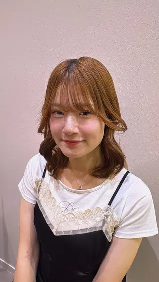ミディアム カラー 横浜/✨️透明感 カラー✨️/美優のヘアスタイル