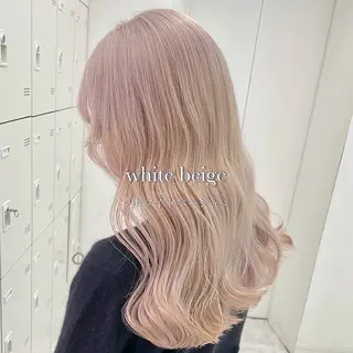 ロング カラー 色落ち綺麗🩰ハイ トーン🎀RINKAのヘアスタイル