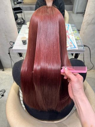 ロング 本田 奈穂美のヘアスタイル