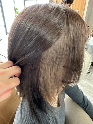 ミディアム カラー arika オケシ　リョウダイのヘアスタイル