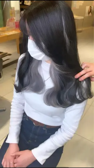 ロング カラー パーマ ヘアアレンジ メンズ キッズ ネイル マツエク・マツパ 酸性ストレート 髪質改善大槻勇樹のヘアスタイル