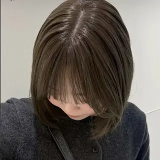 ミディアム 盛れる透明感カラー momokaのヘアスタイル