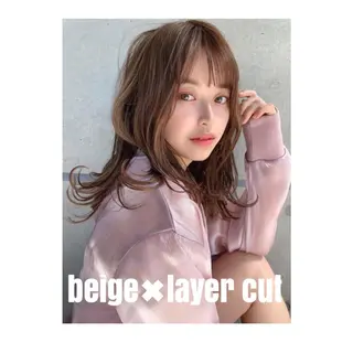 ミディアム カラー パーマ ヘアアレンジ メンズ キッズ ネイル マツエク・マツパ 当日予約⭕️ Rene’のヘアスタイル