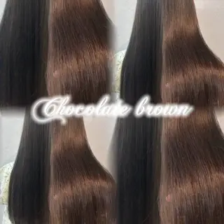 ロング カラー 🍒さき/大宮 /ワンカラー🍒のヘアスタイル