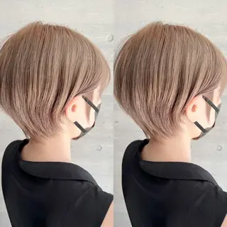 ショート カラー ヘアアレンジ レイヤーカット♡ 🌻鈴木花🌈のヘアスタイル