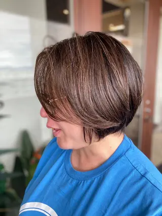 ショート 🌙パーマ 照井🌙のヘアスタイル