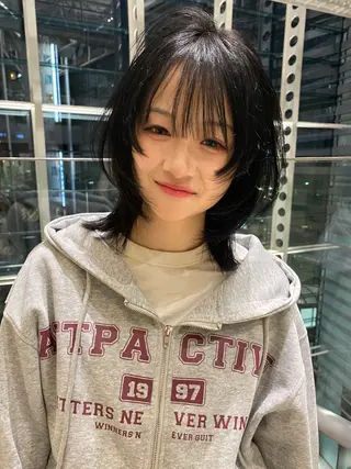 ミディアム カラー mai / linoah˚✧のヘアスタイル