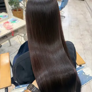 ロング カラー 🫧透け感⋆艶髪💎 山口アヤカのヘアスタイル