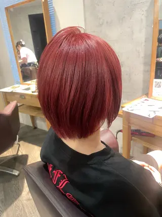 ショート 🦄艶カラー×韓国 NANA💎🐬のヘアスタイル