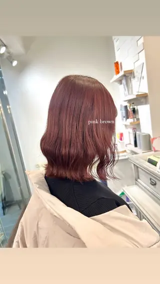 ショート カラー 🎀暖色/オリーブ カラー🎀seinaのヘアスタイル