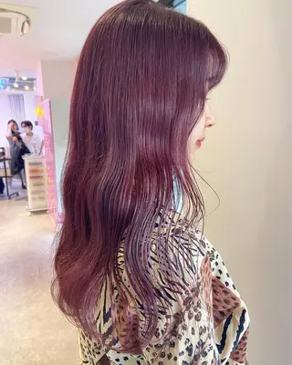 ロング カラー ヘアアレンジ 天神レイヤーカット No.1💖マユカのヘアスタイル