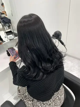 カラー 🎀韓国風暗髪 nana🎀のヘアスタイル