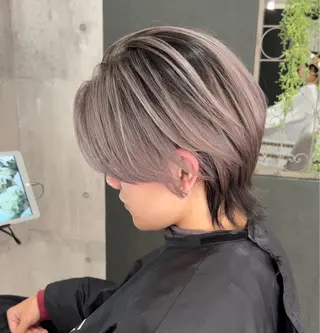 ショート メンズ縮毛矯正 🎖アジマ リョオのヘアスタイル