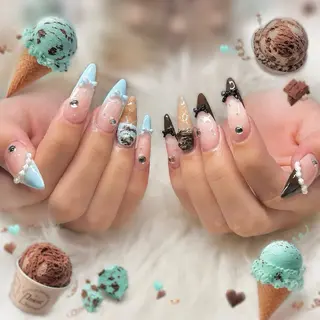 ネイル jelly fish / ゆいのネイルデザイン
