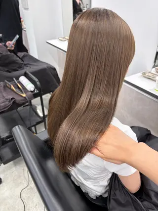 セミロング ブリーチなし透明感 🪄aoi🤎のヘアスタイル