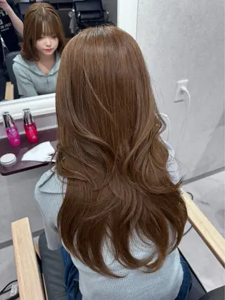 セミロング 堀江 真維のヘアスタイル