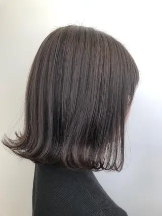 ミディアム カラー 【透明感、艶髪】西村 有司のヘアスタイル