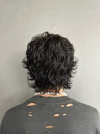 ミディアム バレイヤージュ特化/ アキラのヘアスタイル