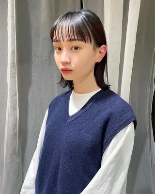 ミディアム ボブ/ショート 吉田竣のヘアスタイル