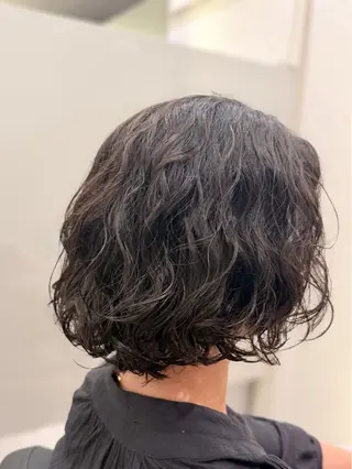ショート パーマ TheEctQ'n Ayane/心斎橋のヘアスタイル