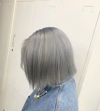 ミディアム カラー 赤みゼロ/透明感 カラー🌿KANTAのヘアスタイル