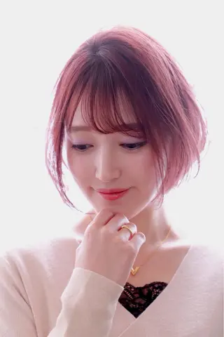 ショート カラー ヘアアレンジ ボブ/ショート得意 安西駿一　【銀座】のヘアスタイル