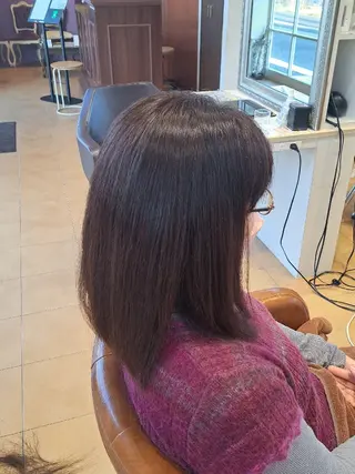 ミディアム 照屋 わかなのヘアスタイル
