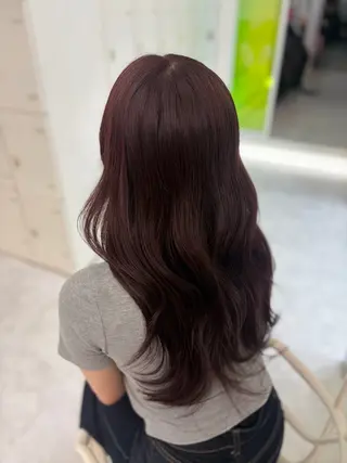 カラー girlな暖色ヘア 🪽🫧ハルナ🎀のヘアスタイル
