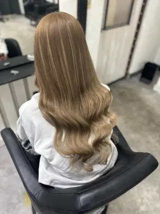 ロング Miku シールエクステのヘアスタイル