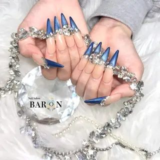 ロング ♛︎BARON♛︎ RIKAのネイルデザイン