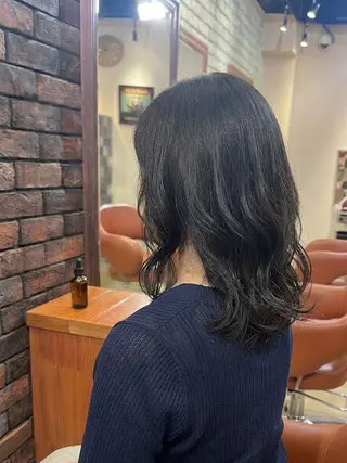 ミディアム flencia 丸 和博|カットのヘアスタイル