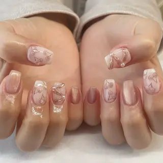 ネイル 💎🐰 saki. m 🐰💎のネイルデザイン