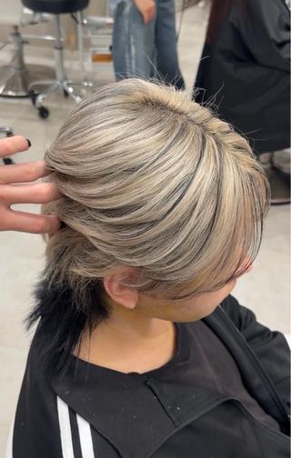 カラー メンズ 【メンズ特化】カット ハイライト/大智のヘアスタイル