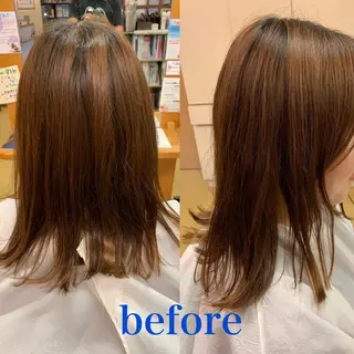 ミディアム 加納 慎太郎のヘアスタイル