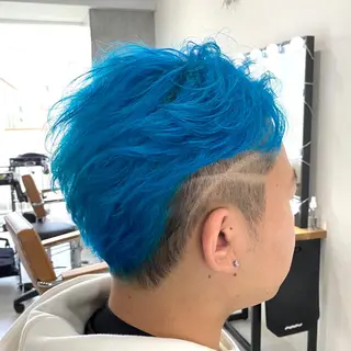 ショート カラー メンズパーマ/縮毛 /店長コハシ◎のヘアスタイル