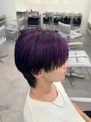 カラー メンズ ブリーチ/ハイトーン 🤍そな🤍のヘアスタイル