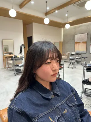 ロング 出口 凜乃介のヘアスタイル
