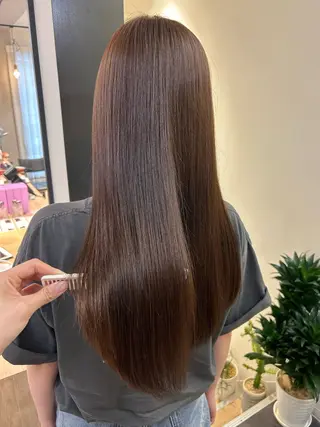 ロング カラー hubhair レイヤー/透明感のヘアスタイル